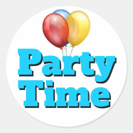 Adesivo Balões de festa azul brilhante