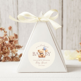 Adesivo Balões de Urso de Corda-Justa Boho Rosa Floral Azu