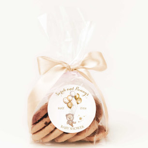 Adesivo Balões de Urso de Pelúcia Decoração de Favor de Ch