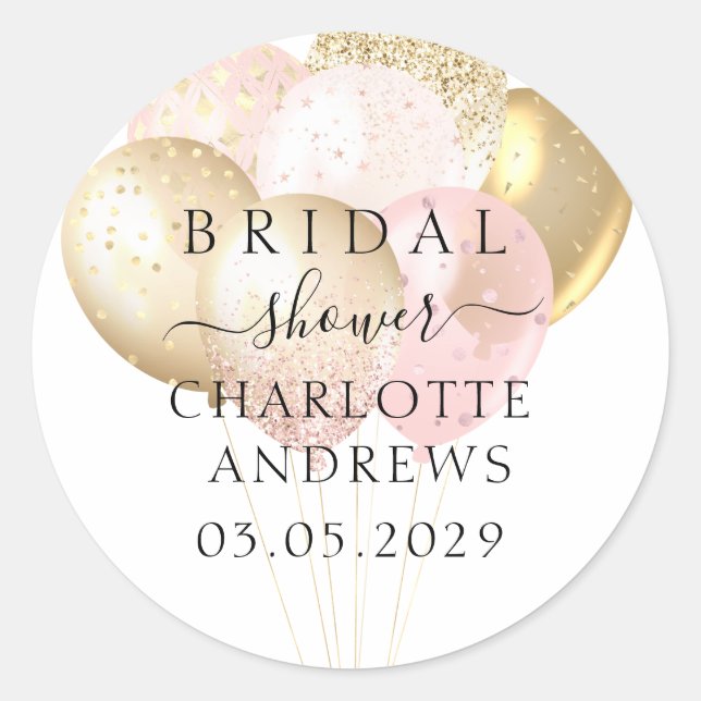 Adesivo Balões modernos, brilhantes (Frente)