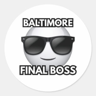 Adesivo Baltimore Chefe Final Emoji Sticker Legal