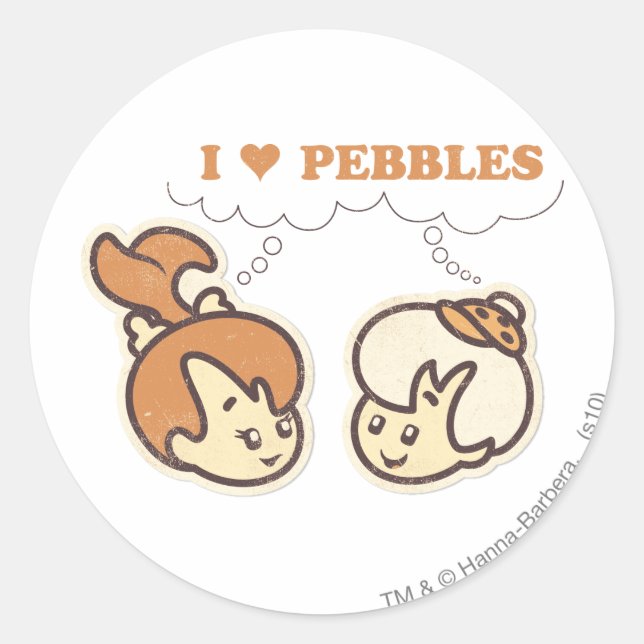 Adesivo Bam ama PEBBLES™ (Frente)