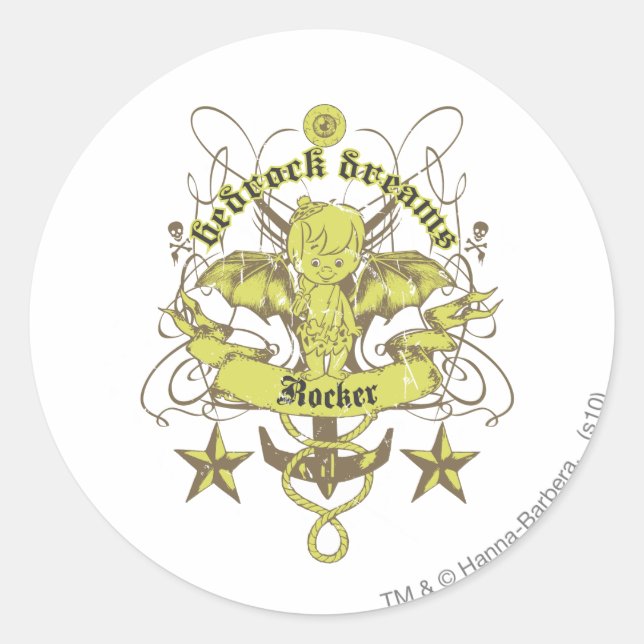 Adesivo Bam Bam Bedrock Dreams (Frente)