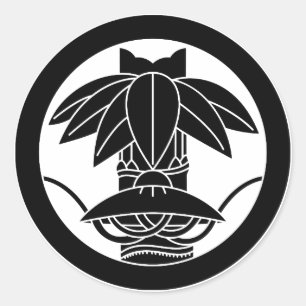 Adesivo Bambu e costurar o chapéu em círculo