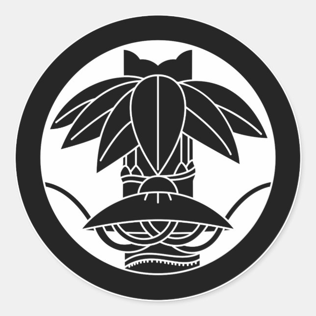 Adesivo Bambu e costurar o chapéu em círculo (Frente)