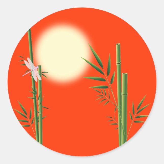 Adesivo Bambu e Dragonfly (Frente)