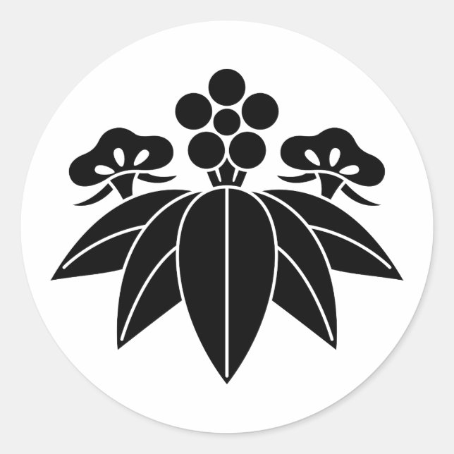 Adesivo Bambu-pinheiro estilo Gentian (Frente)