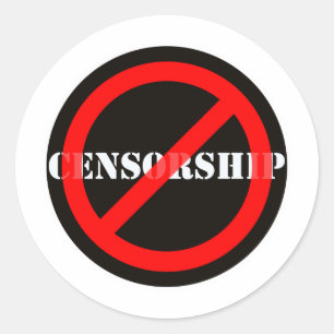 Adesivo Ban Censorship