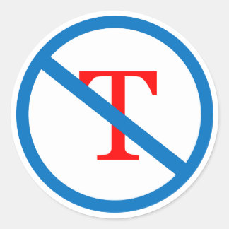 Adesivo Ban T Sticker