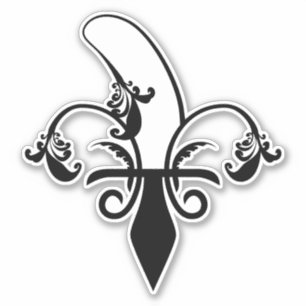 Adesivo banana fleur de lis