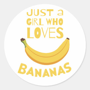 Adesivo Banana Love