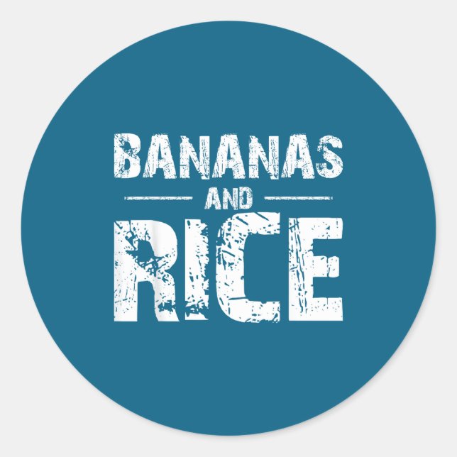 Adesivo Bananas e arroz  (Frente)