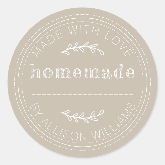 Adesivo Banda assada russa enfiada em casa pode Cinza (Frente)