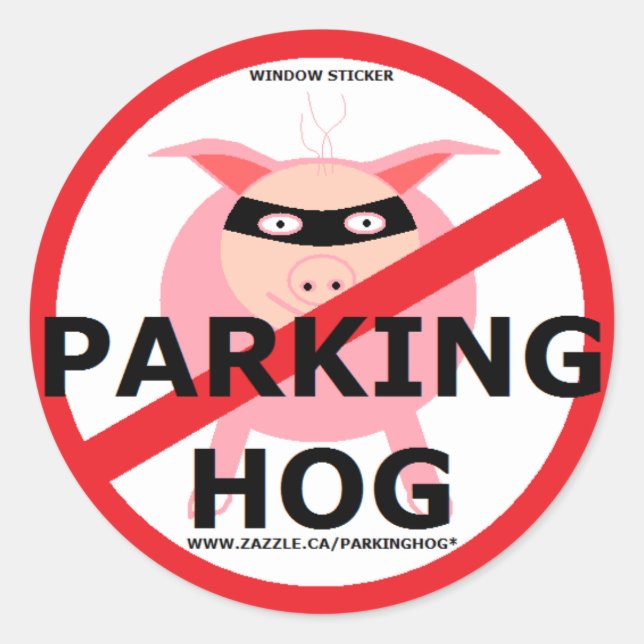 ADESIVO BANDA DE ESTACIONAMENTO DE HOG (Frente)