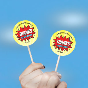 Adesivo Banda desenhada do super-herói algum favor de