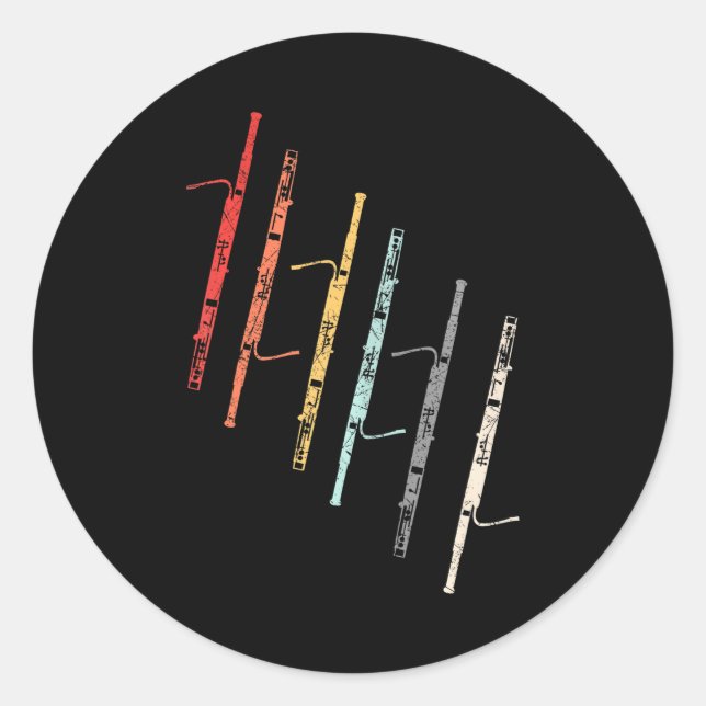 Adesivo Banda do Bassoon Player (Frente)
