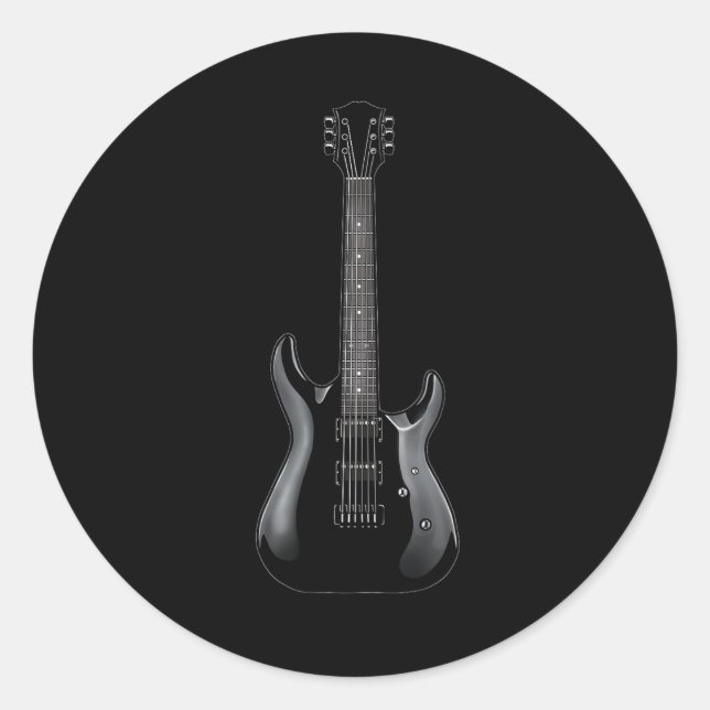 Adesivo Banda Rock and Roll Guitar s for Men Banda Tee 10 (Frente)