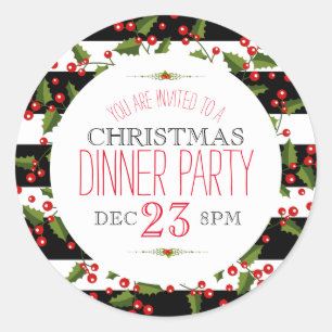 Adesivo Bandas Brancas e Negras de Berry Natal