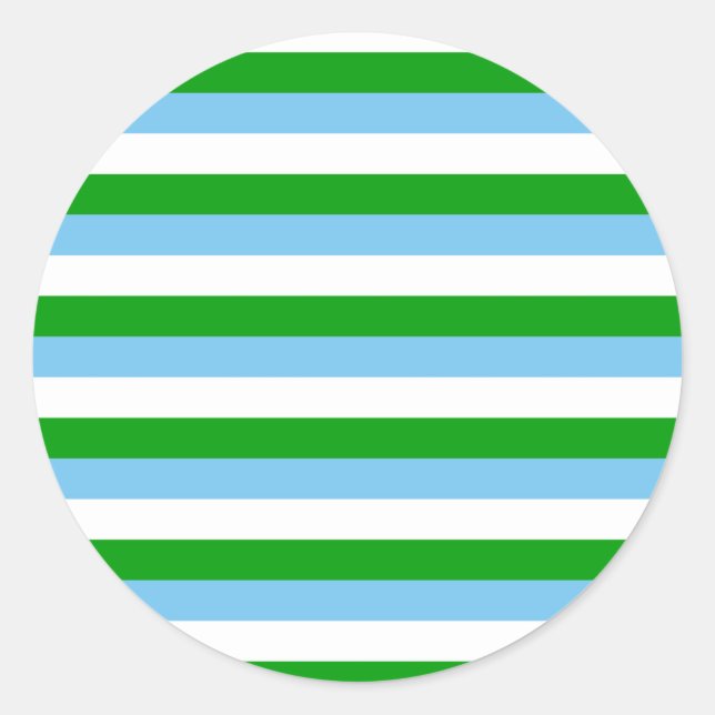 Adesivo Bandas de bandeira da Guatemala (Frente)