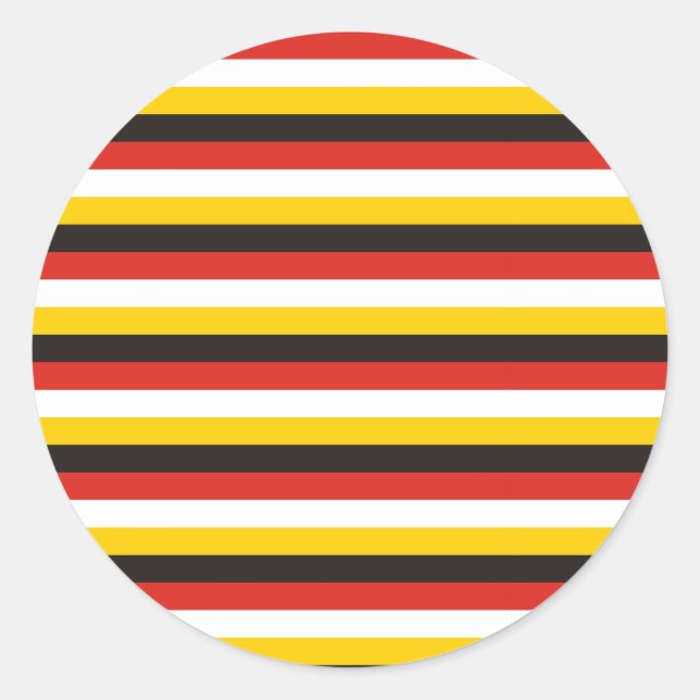 Adesivo Bandas de bandeira do Egito (Frente)