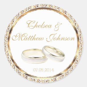 Adesivo Bandas de casamento para a noiva e o noivo