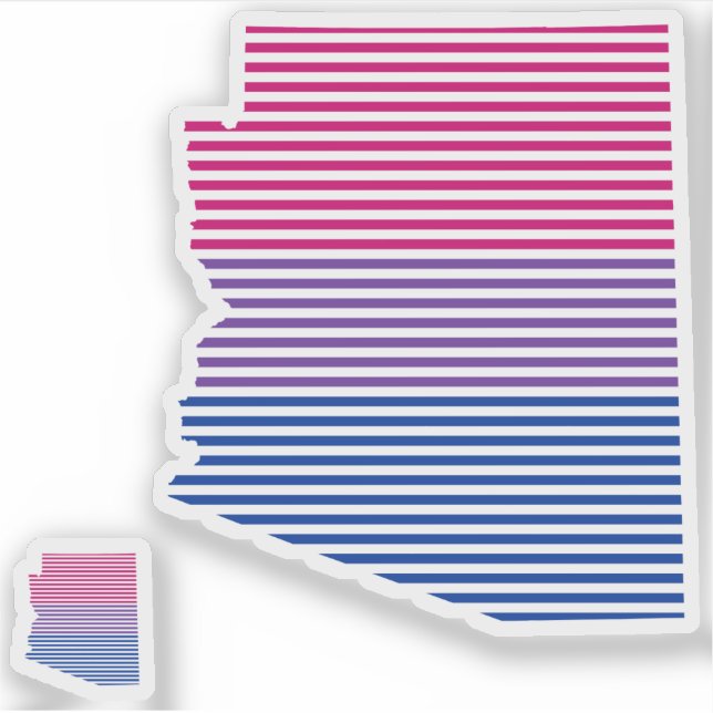 Adesivo Bandas de orgulho arizona (Frente)