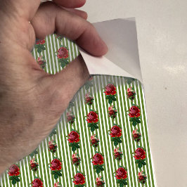 Adesivo Bandas e rosas em pequena escala da Wallpaper Doll