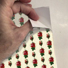 Adesivo Bandas e rosas em pequena escala da Wallpaper Doll