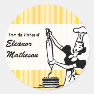 Adesivo Bandas Retro "Da Cozinha"