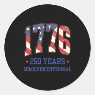 Adesivo Bandeira 250 Anos 1776-2026 Aniversário de 250º An
