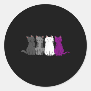 Adesivo Bandeira Ace do Gato Orgulho Lgbt Animal Auality D