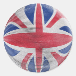 Adesivo bandeira afligida Union Jack pequena de 20