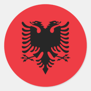 Adesivo Bandeira albanesa