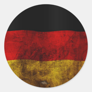 Adesivo Bandeira Alemã - Vintage