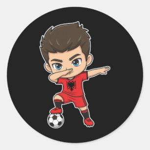 Adesivo Bandeira Alnia Dab Kid Goal Cartoon Alnia para men