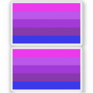 Adesivo Bandeira Alternativa do Orgulho Transgênero