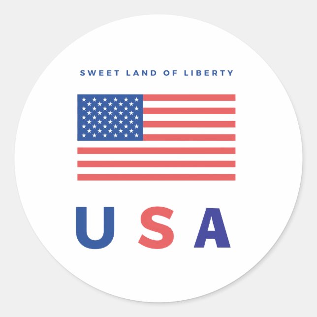 Adesivo Bandeira Americana (Frente)