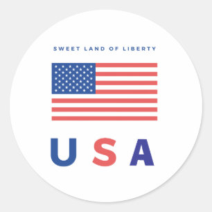 Adesivo Bandeira Americana