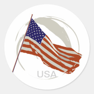 Adesivo bandeira americana