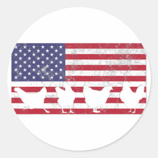 Adesivo Bandeira Americana