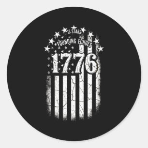 Adesivo bandeira americana 1776 betsy ross 13 estrelas eua