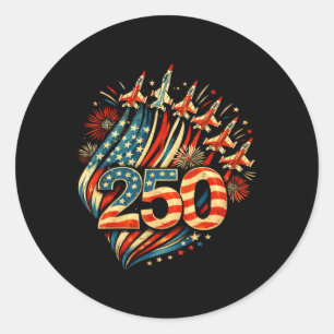 Adesivo Bandeira Americana 250 Anos 1776-2026 250º Anivers