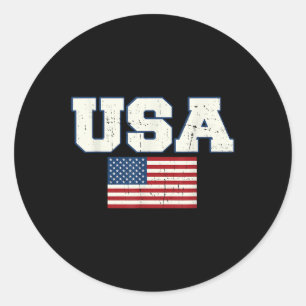Adesivo Bandeira Americana 4º Dia dos Veteranos de Julho M