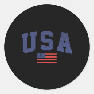 Adesivo Bandeira Americana 4 De Julho Americana Azul