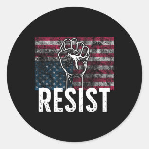 Adesivo Bandeira Americana ao Contrário Deteriorada Resist