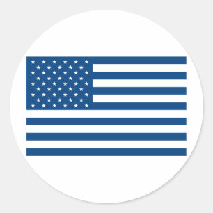 Adesivo Bandeira americana - azul