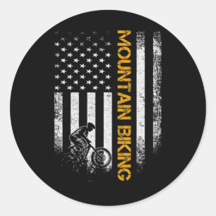 Adesivo Bandeira Americana Bicicleta Patrimonial Usa Cicli