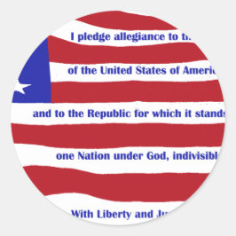 Adesivo Bandeira americana com Penhor em listras