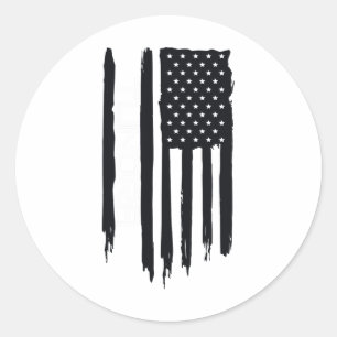 Adesivo Bandeira Americana da Tundra Rústica do Alasca EUA