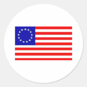 ADESIVO BANDEIRA AMERICANA DE 13 ESTRELAS